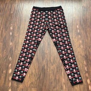 Ladies Santa Knit Leggings